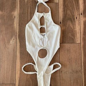 White body suit never worn